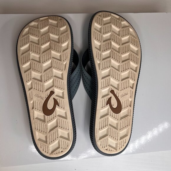 Olukai Sandal Men 15 Flip Flop Ulele Casual Pool Resort Beach Gym Party Core Ex